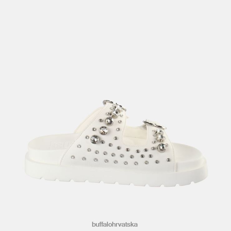 prljavo bijela Buffalo eve heart platform slide vegan |slajdova TDD6T409